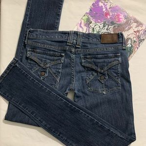 Frankie B skinny blue jeans sz 6 rare